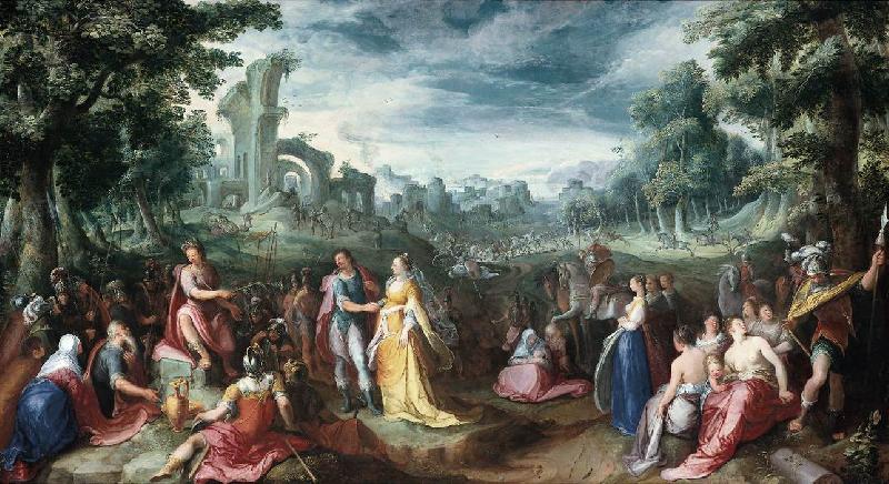 MANDER, Karel van The Continence of Scipio sg oil painting picture